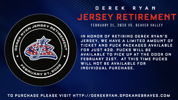 Derek Ryan Jersey Retirement Ticket and Puck Packages are now on sale