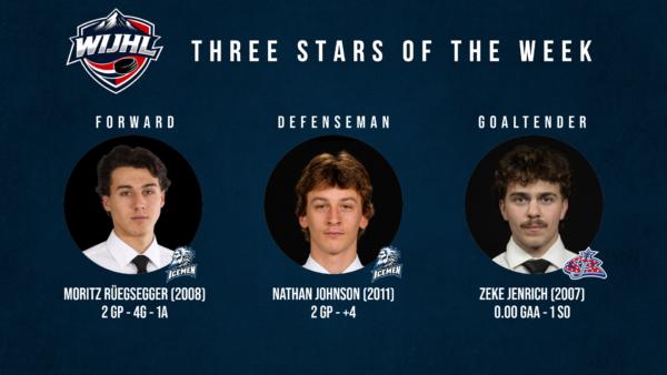 WIJHL Three Stars of the Week (Week 1)
